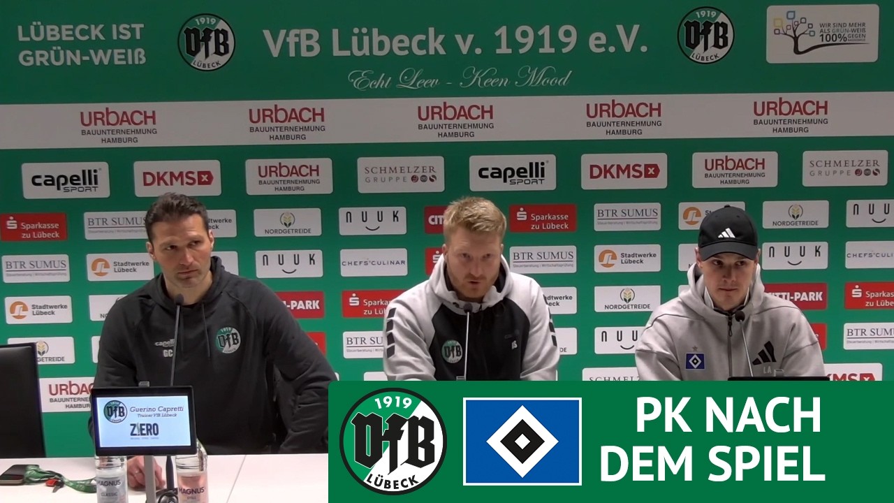 PK nach dem Heimspiel || VfB Lübeck vs. Hamburger SV II || Saison 2025/26