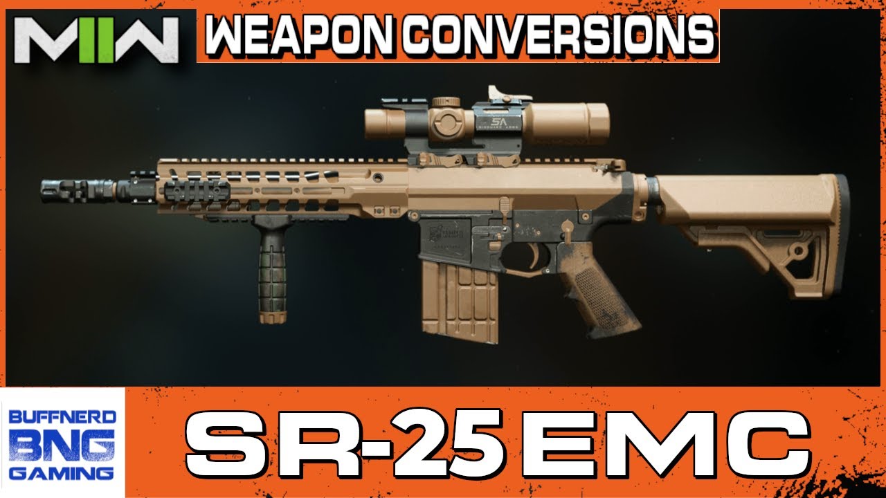 Delta SR-25 EMC Weapon Conversion - Call Of Duty Modern Warfare II