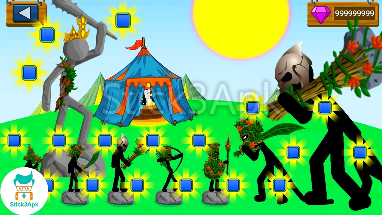 STICKMAN MAXIMUM UPGRADE LEAF ARMY vs FINAL BOSS TOURNAMENT | Stick War Legacy | Stick3Apk