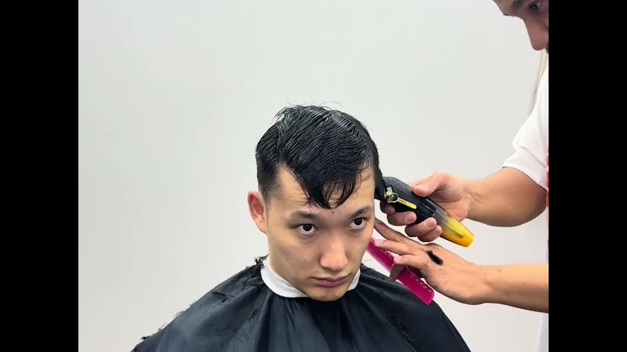 БОМБОВАЯ СТРИЖКА  за 4 минуты 💥 #barberdanik 