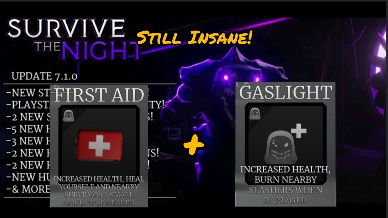 This Gaslight set is still insanely OverPowered! | Roblox Survive the Night - Trolling Montage
