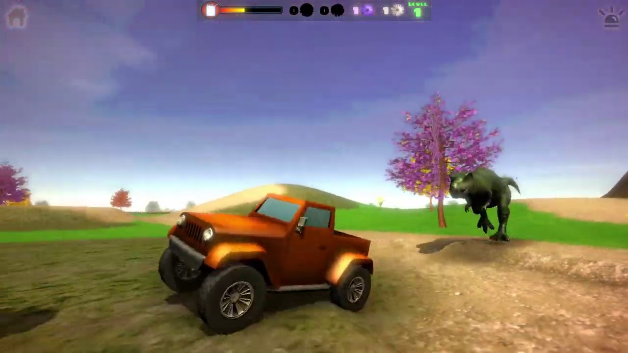 Modo Dinosaurio 2 - Juego del Pollito y el Tractor con el Tiranosaurio Rex.