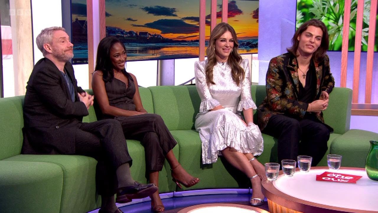Elizabeth Hurley, Damian Hurley, Martin Freeman, Adelayo Adedayo On The One Show [09.05.2024]