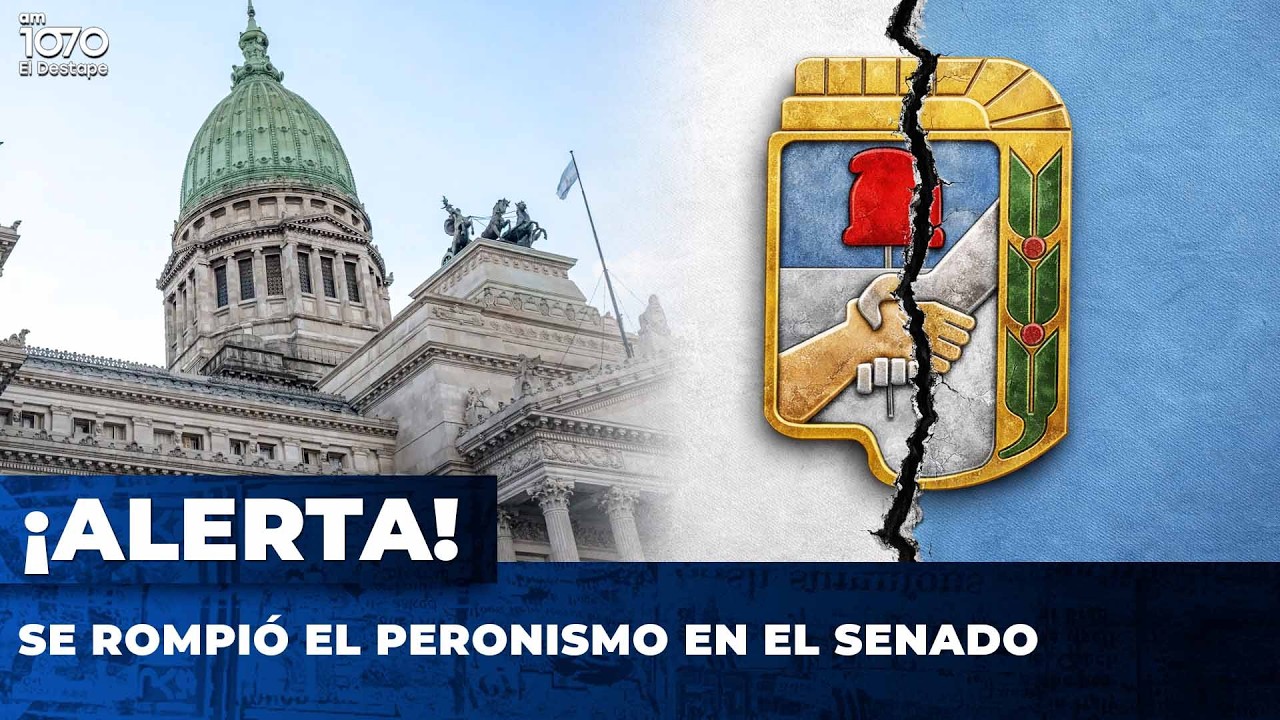 ¡ALERTA! SE ROMPIÓ EL PERONISMO EN EL SENADO