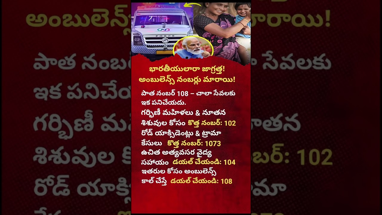 Emergency Numbers Everyone Must Know | India Ambulance Helpline Guide | Save Lives Fast