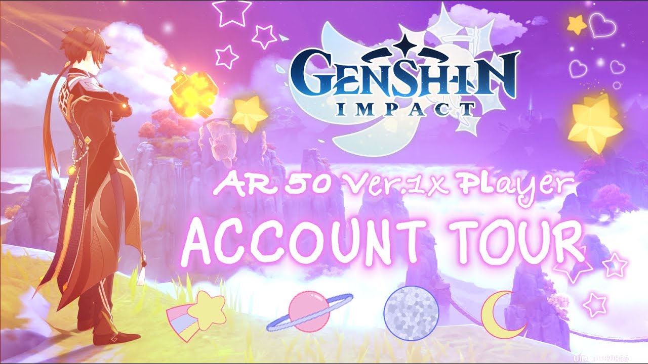 Genshin Impact AR 50 Ver 1.x Player Account Tour for 2026