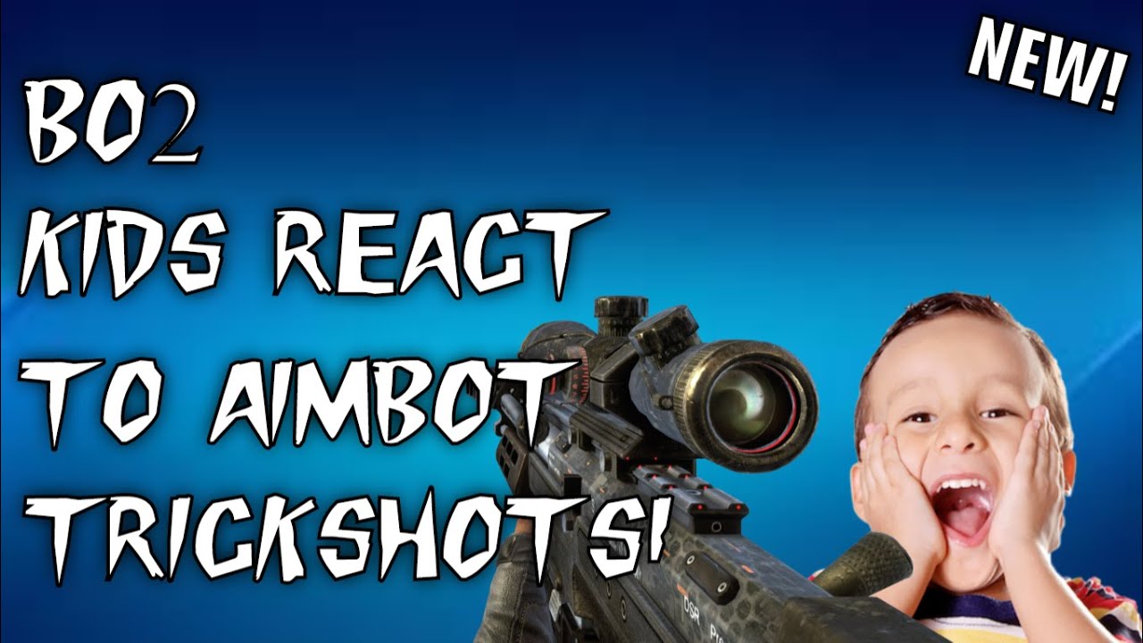 Black Ops 2 Kids React To Aimbot Trickshots! REALLY FUNNY!!
