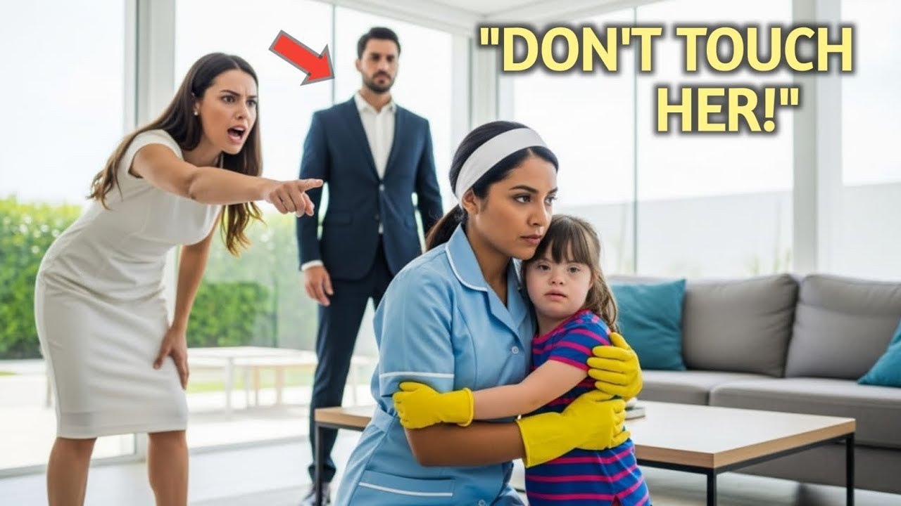 “Millionaire Discovers His Maid Protecting His Special Needs Daughter… And Is Left Stunned!”