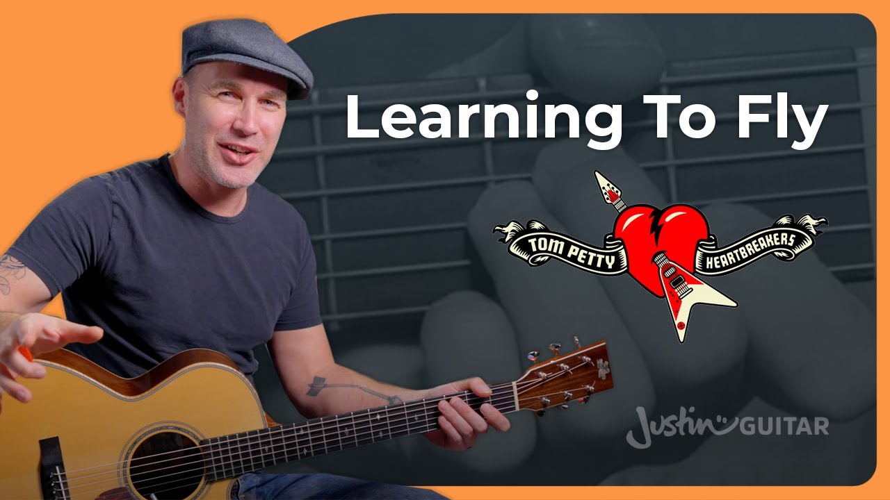 Learning To Fly — Том Петти | Легкий урок игры на гитаре