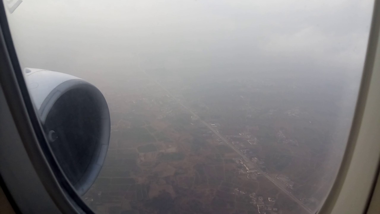 Landing @islamabad international airport In Rainy weather