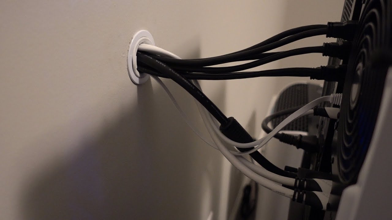 Computer in the other room?!?  Run cables through the wall!