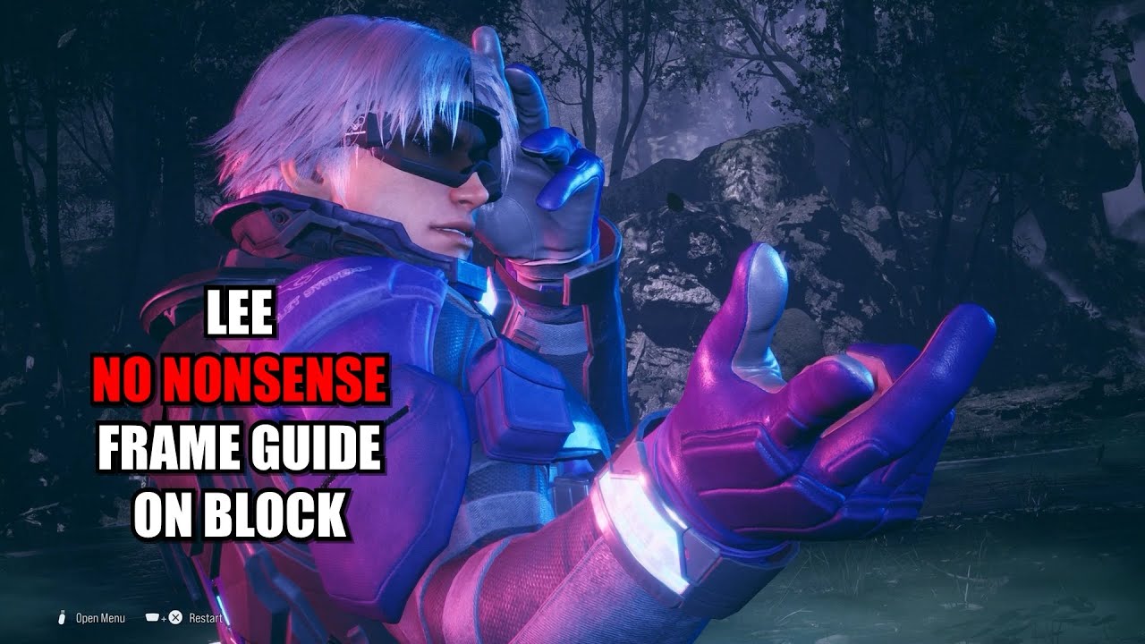 TEKKEN 8  - LEE against BLOCKED opponent. FRAME DATA learn and punish your opponent
