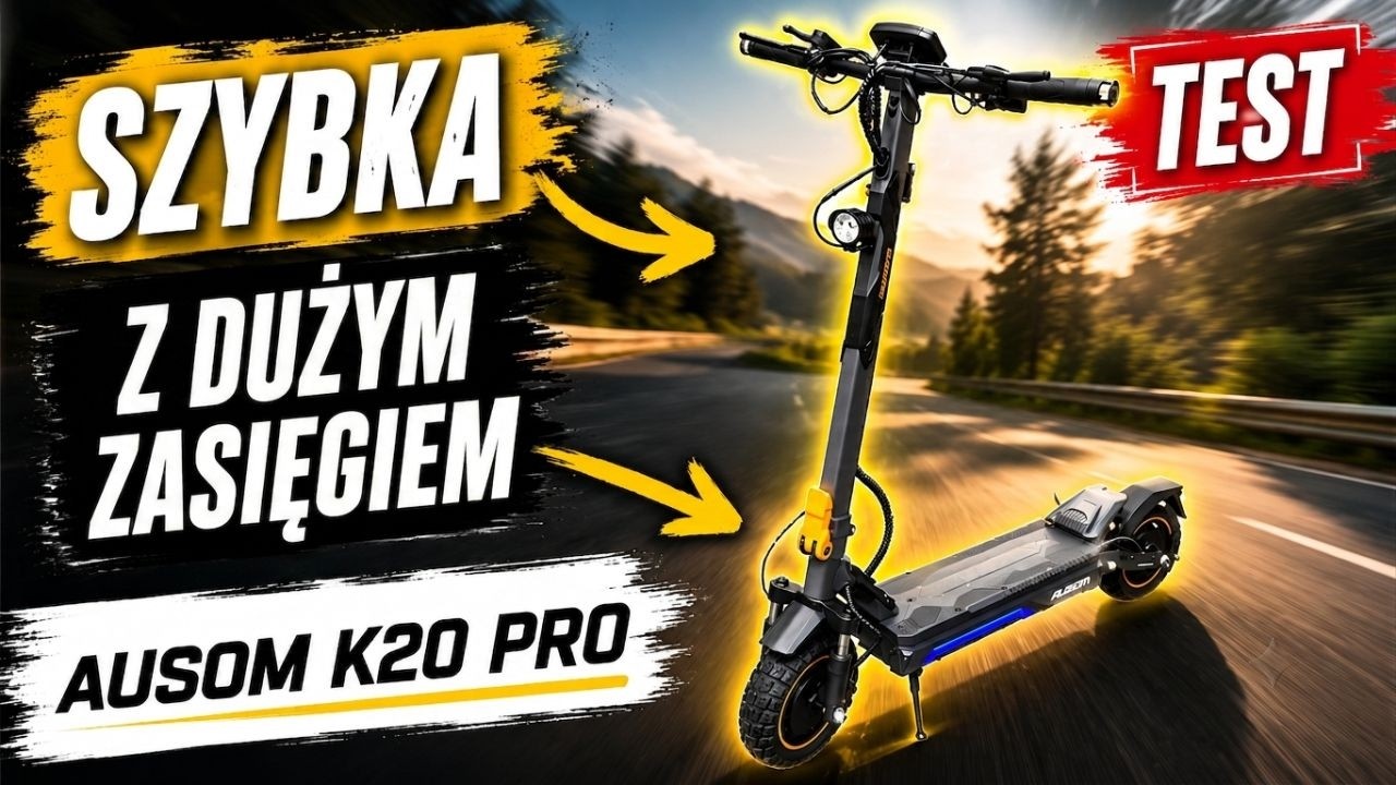 Test Hulajnogi Ausom K20 Pro - Potworna Moc Zamiast Odblask&oacute;w?😂🔥🛴