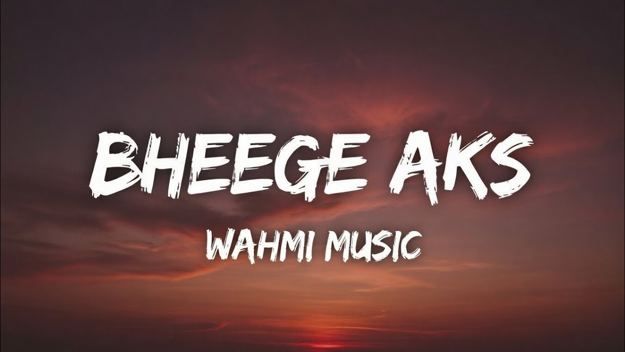 Bheege Aks Lyrics | Full Hindi Sad Song | Wahmi Music Lyrical Video