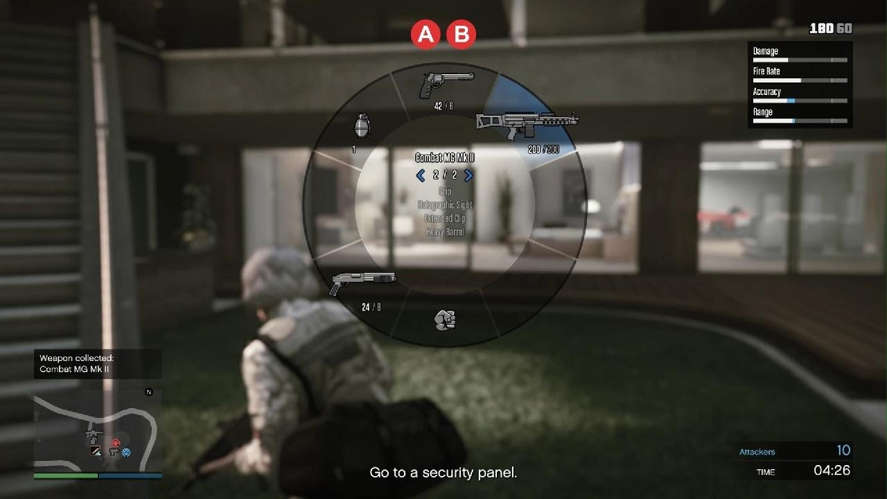 Grand Theft Auto V παιζω το νέο mission στην vila με διπλα λεφτα