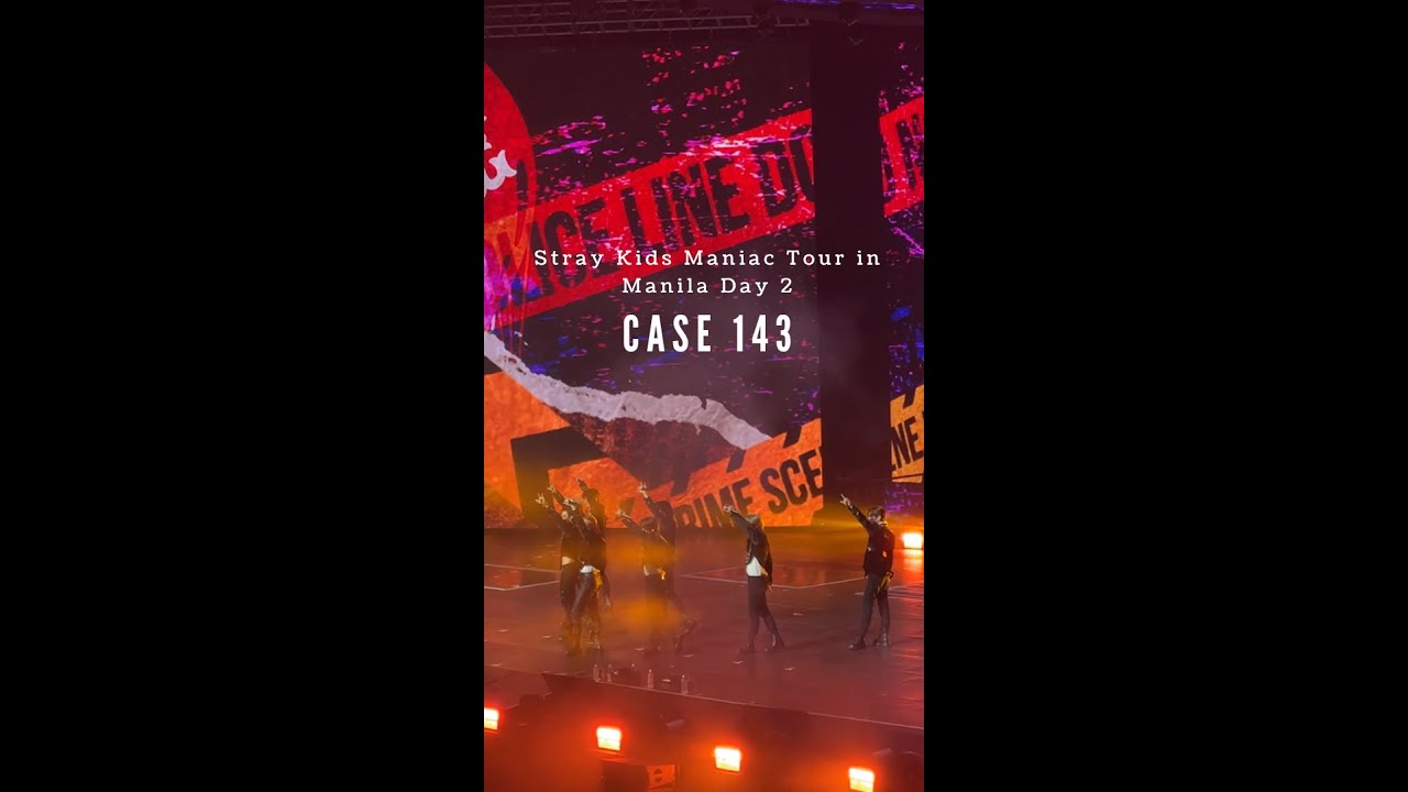 Case 143 (Stray Kids Maniac Tour in Manila Day 2)