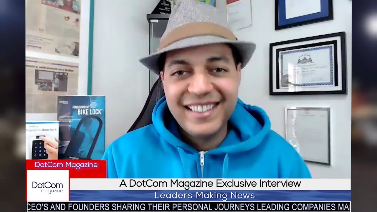 Robbie Cabral, Founder & CEO of BenjiLock,  Leading Entrepreneur, A DotCom Magazine Exclusive.