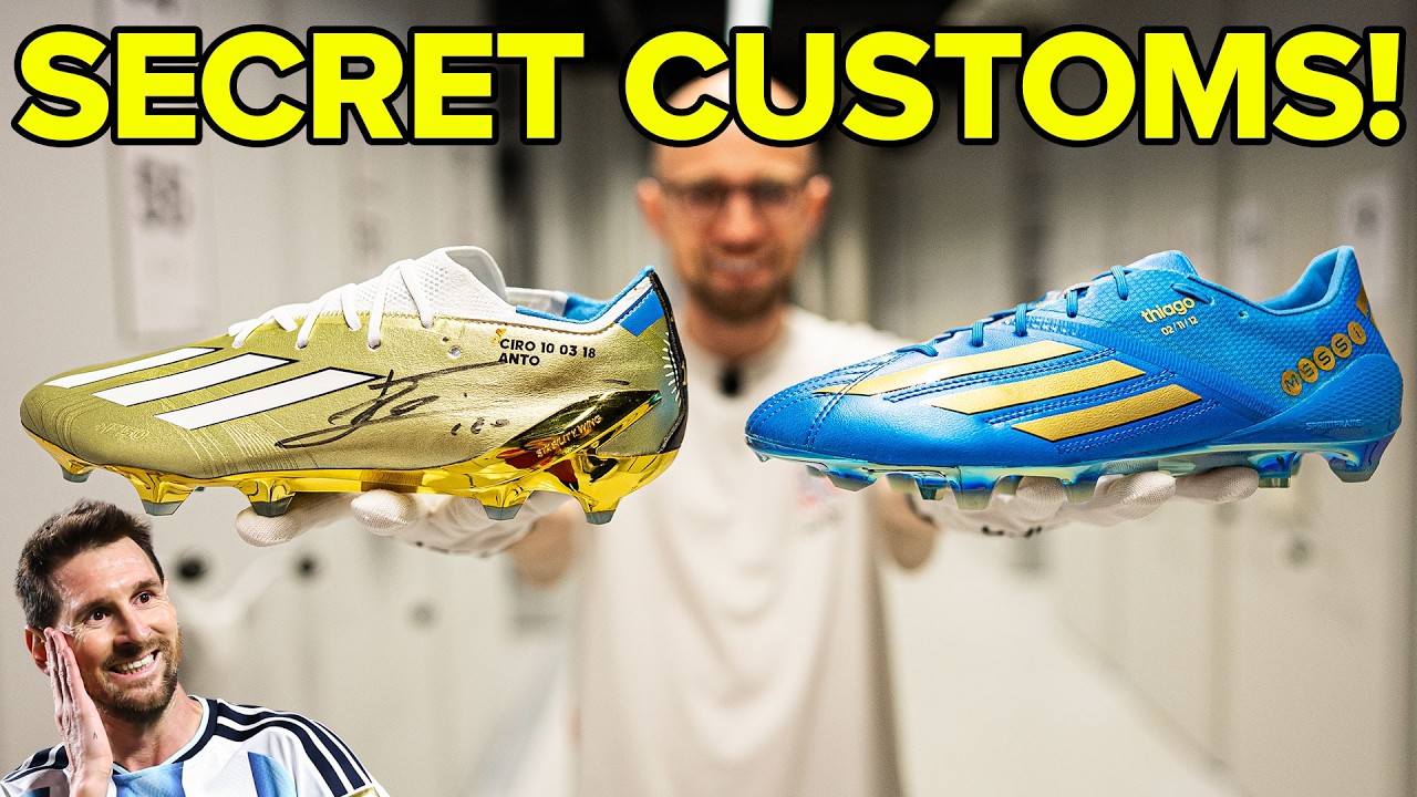I saw ALL Messi's SECRET custom boots