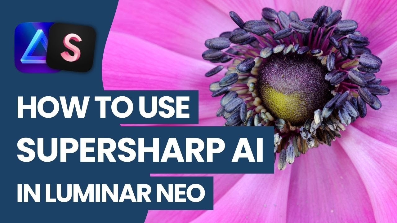 Luminar NEO: как использовать расширение SUPERSHARP AI