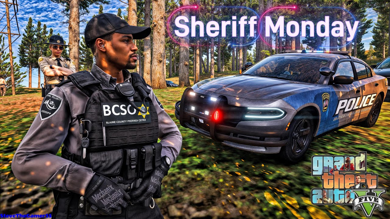 Playing GTA 5 As A POLICE OFFICER Sheriff Patrol| GTA 5 Lspdfr Mod|