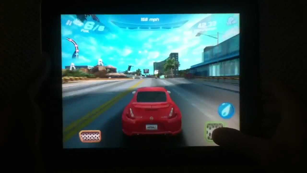 Asphalt 6 HD on iPad 2