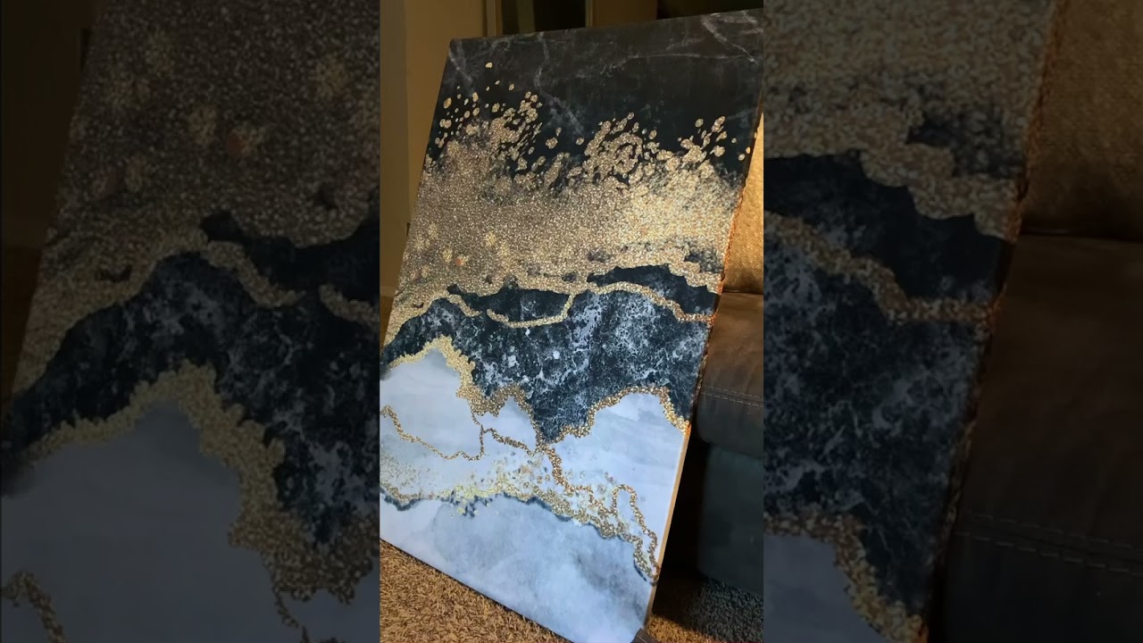TikTok Trend- Shower Curtain Wall Art!