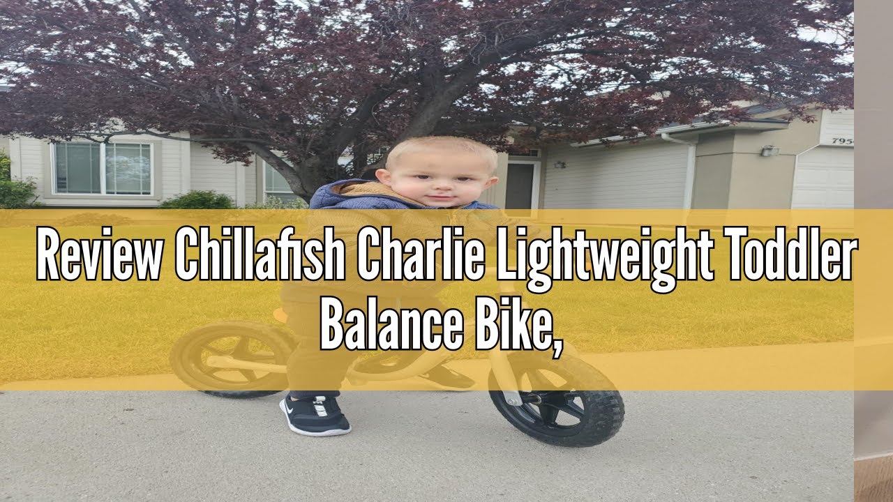 Review Chillafish Charlie Lightweight Toddler Balance Bike, Cute Trainer for 18-48 Months, Learn to