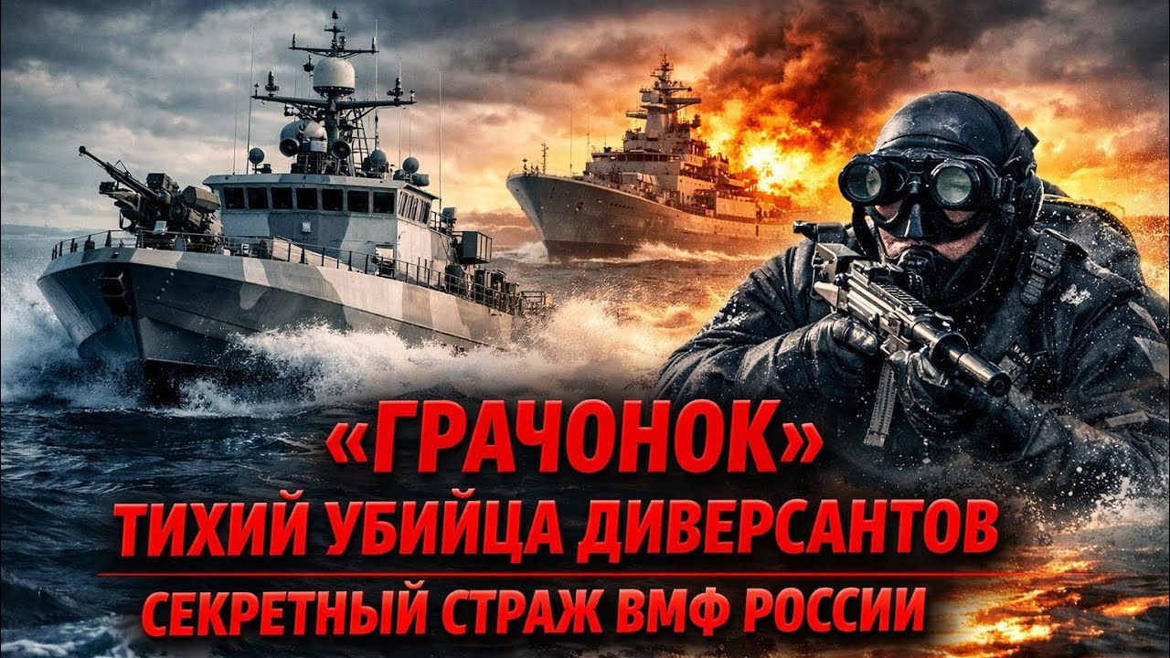«Грачонок» — Тихий убийца диверсантов | Секретный страж военно-морских баз России