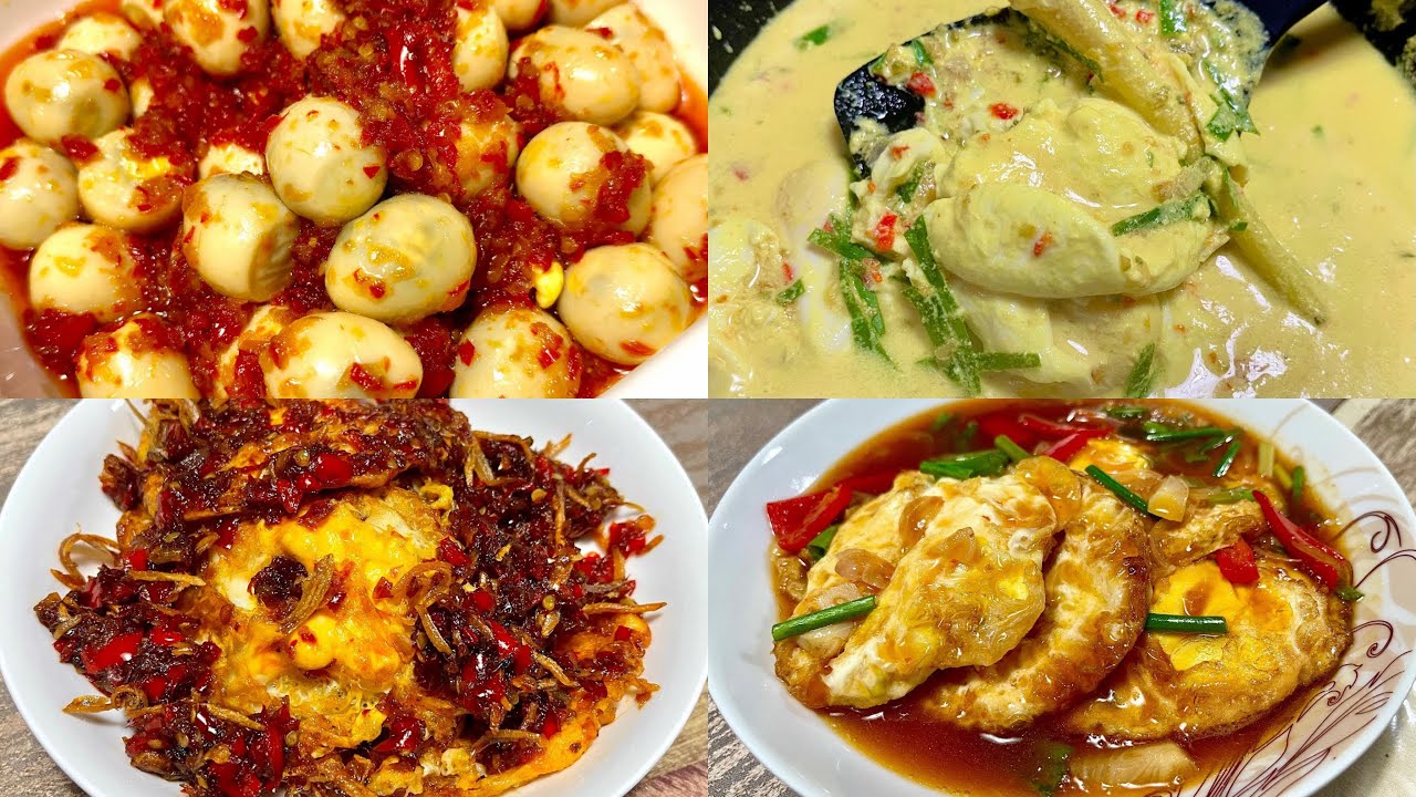 4 RESEPI MASAKAN TELUR PALING MUDAH DAN SEDAP TIDAK LAGI MEMBELI DILUAR !!