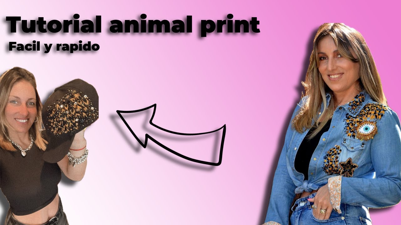 Como hacer un animal print fácil, rápido y sin patrones