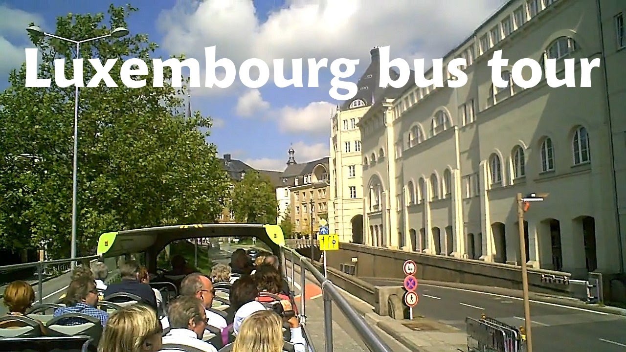 LUXEMBOURG capital city, hop-on-hop-off bus