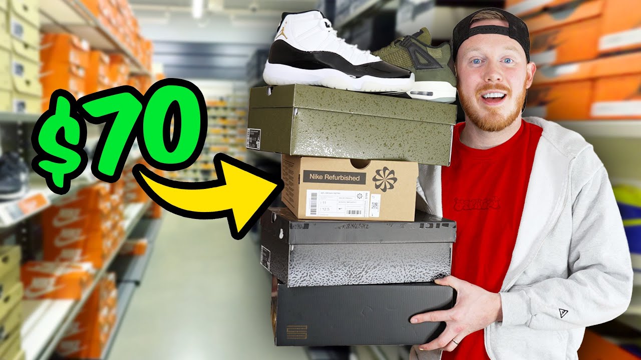 There Are SO MANY Sold Out Sneakers At The NIKE OUTLET