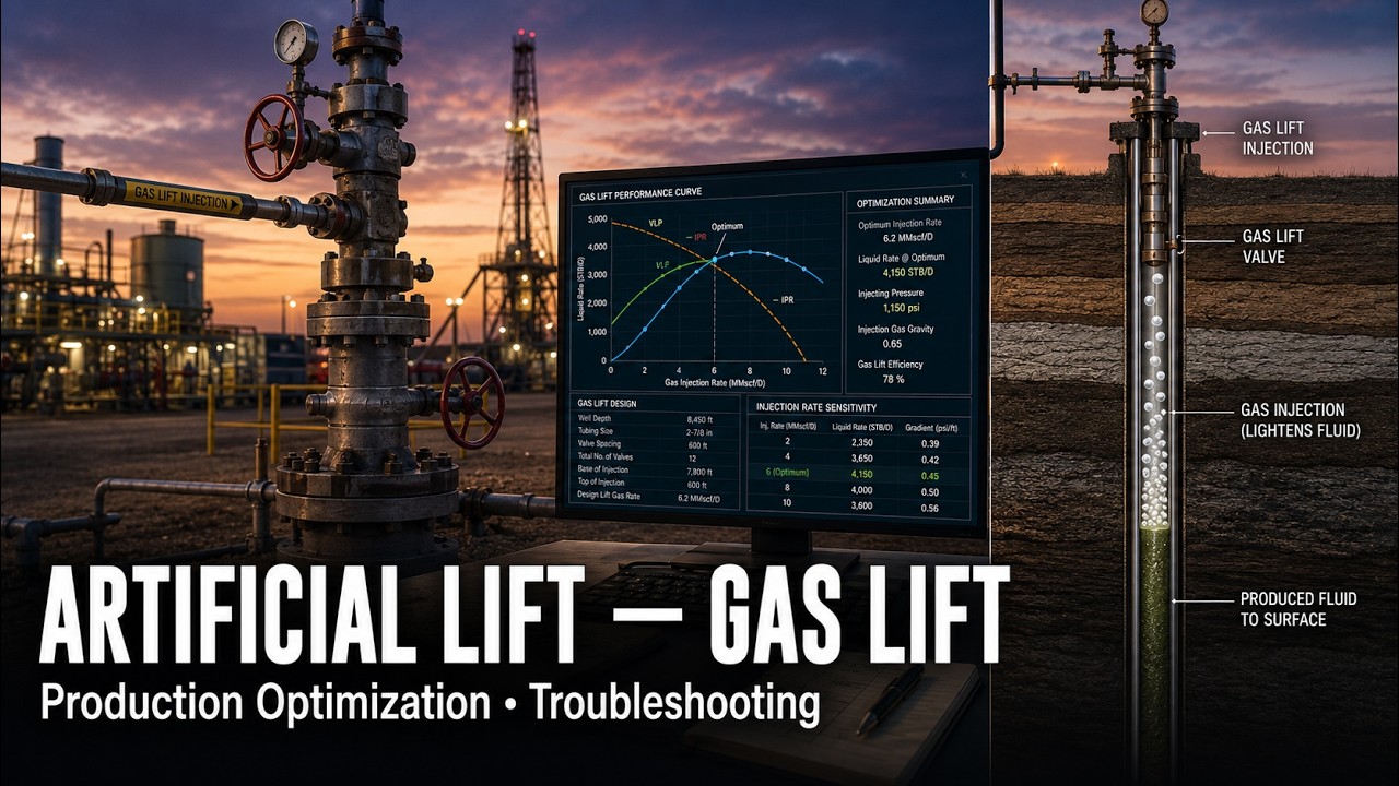 Artificial lift and Production Optimization- Gas Lift & Troubleshooting