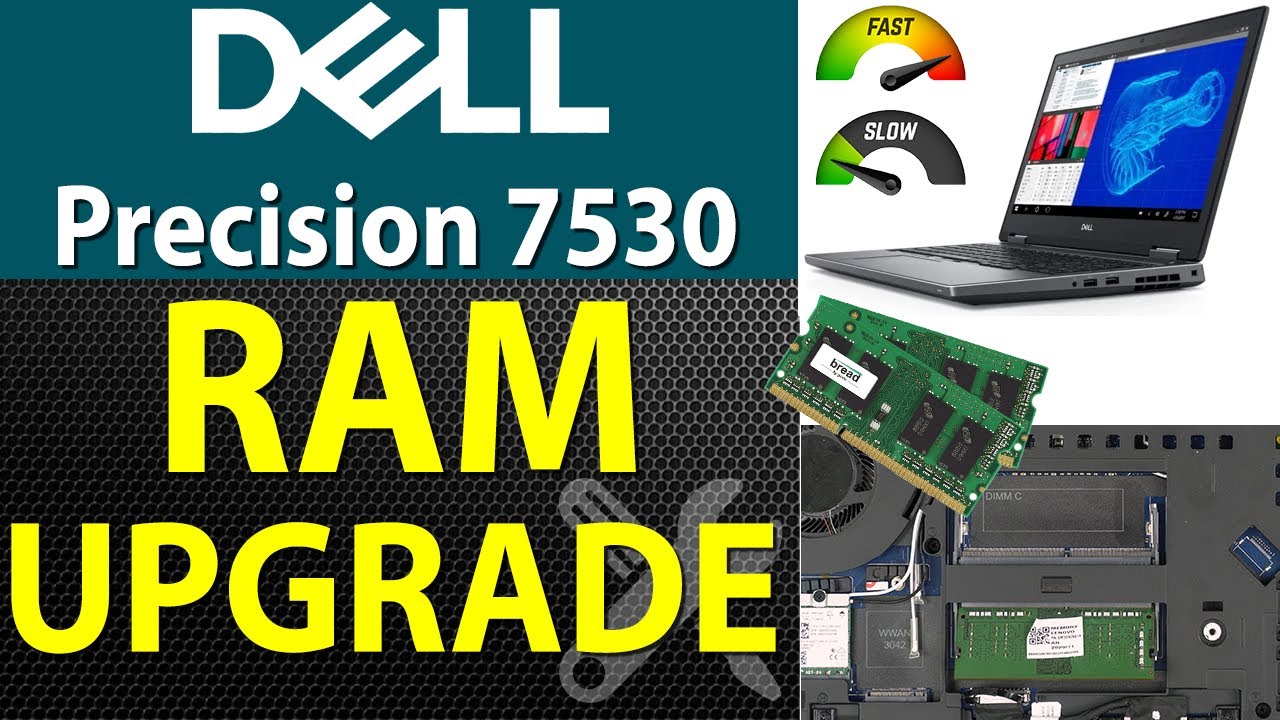 How to Upgrade RAM for DELL Precision 7530 Laptop | Step by Step