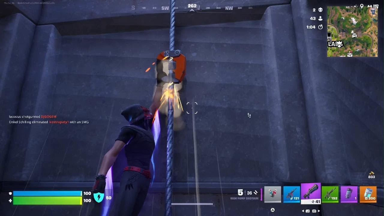Fortnite battle royale victory
