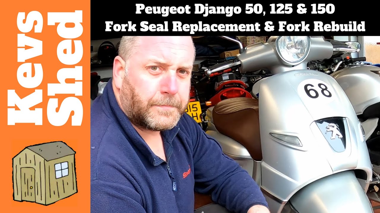 Peugeot Django 50, 125 & 150 - Fork Seal Replacement & Fork Rebuild, All Django Variants