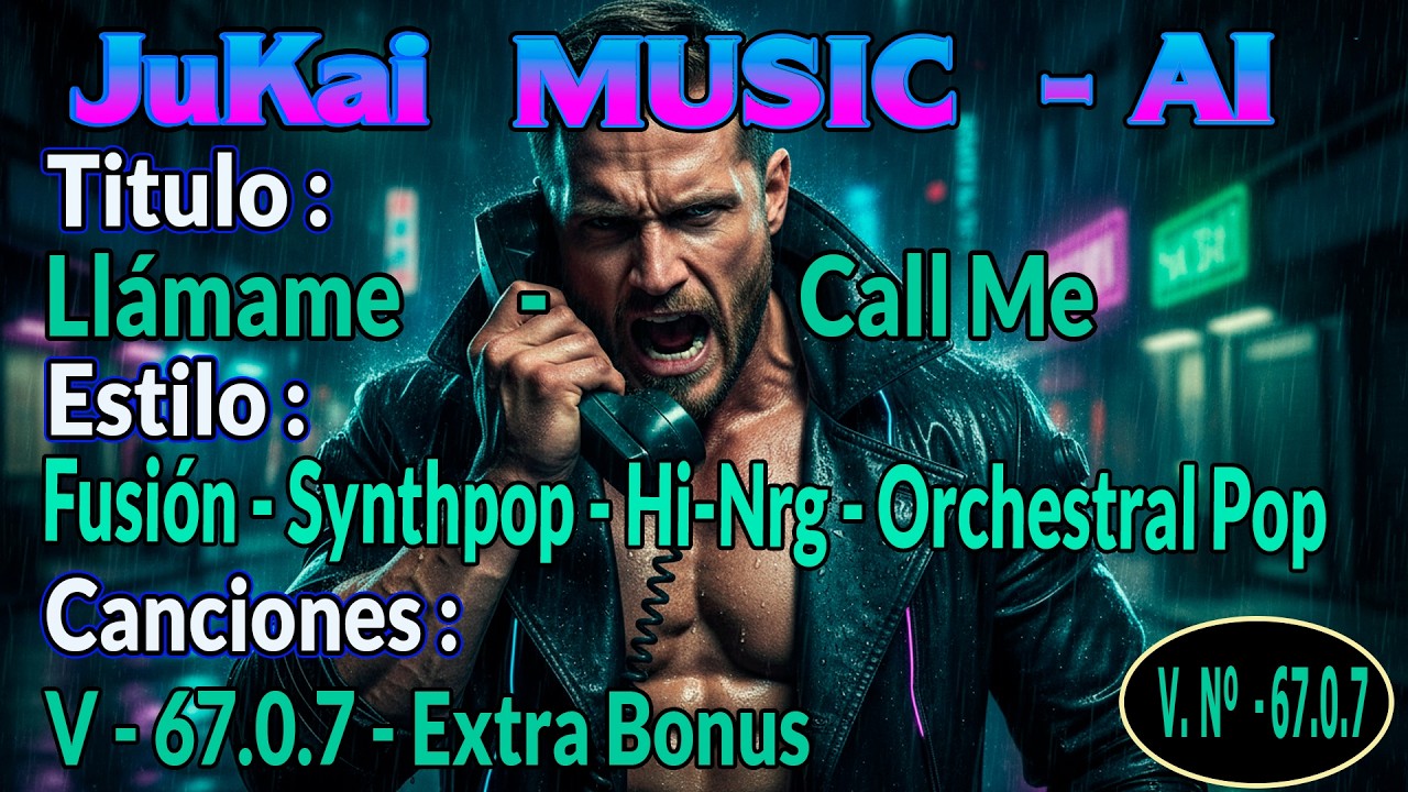 CANCIÓN: Call Me - Spanglish - Versión: 67.07 - Música con AI.