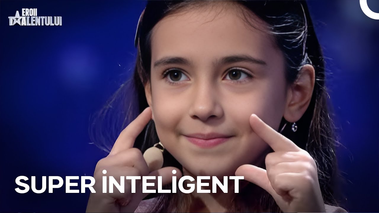 Melania Chiburdel Uimește Juriul Cu Abilități Matematice Deosebite | Romania au Talent