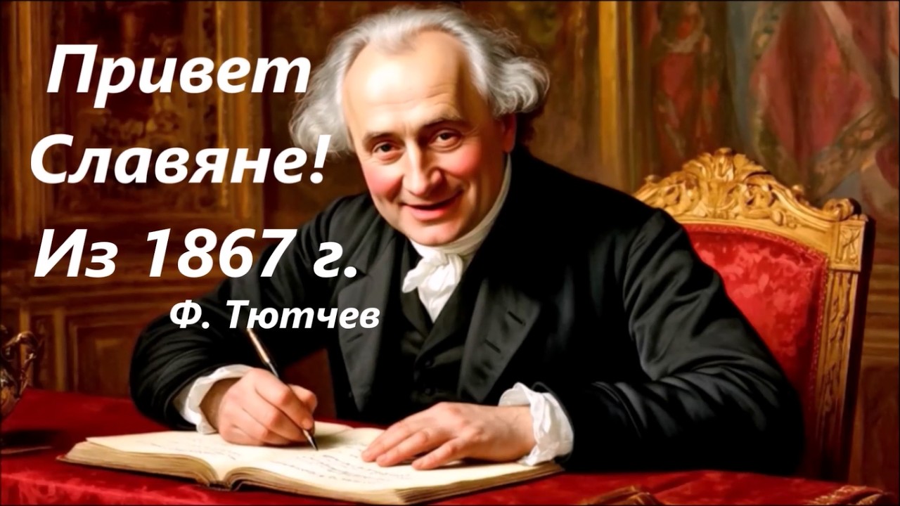 Стихотворение 1867 года ПРЕДСКАЗАНО всё! СЛАВЯНАМ! Фёдор Тютчев.