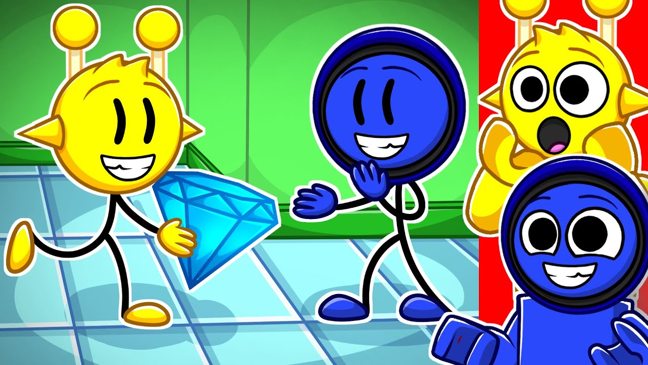 SPRUNKI JOINS HENRY STICKMIN?! (ALL LEVELS)