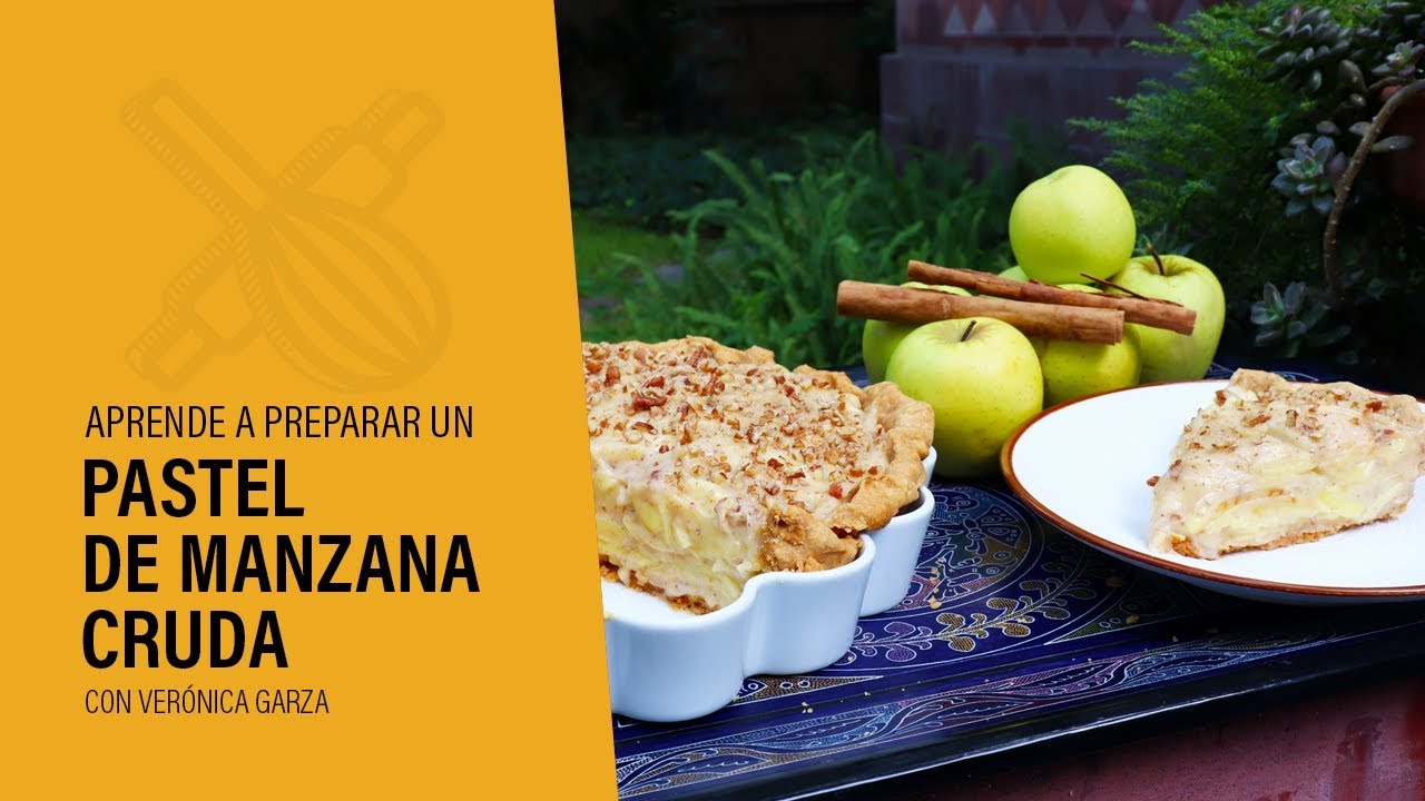 Receta PASTEL DE MANZANA CRUDA - ¡No dejes de prepararlo!