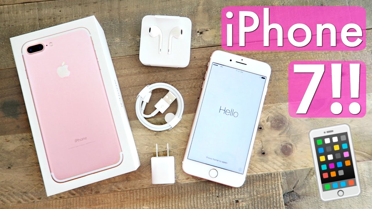 iPhone 7 PLUS Unboxing!! 256GB Rose Gold!!