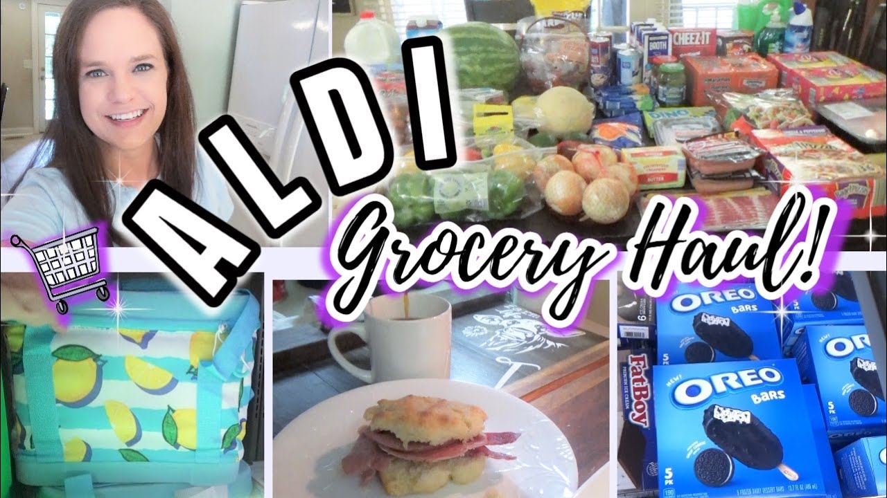 NEW ITEMS AT ALDI! SHOP WITH ME & HAUL | COUNTRY HAM BISCUIT BREAKFAST!