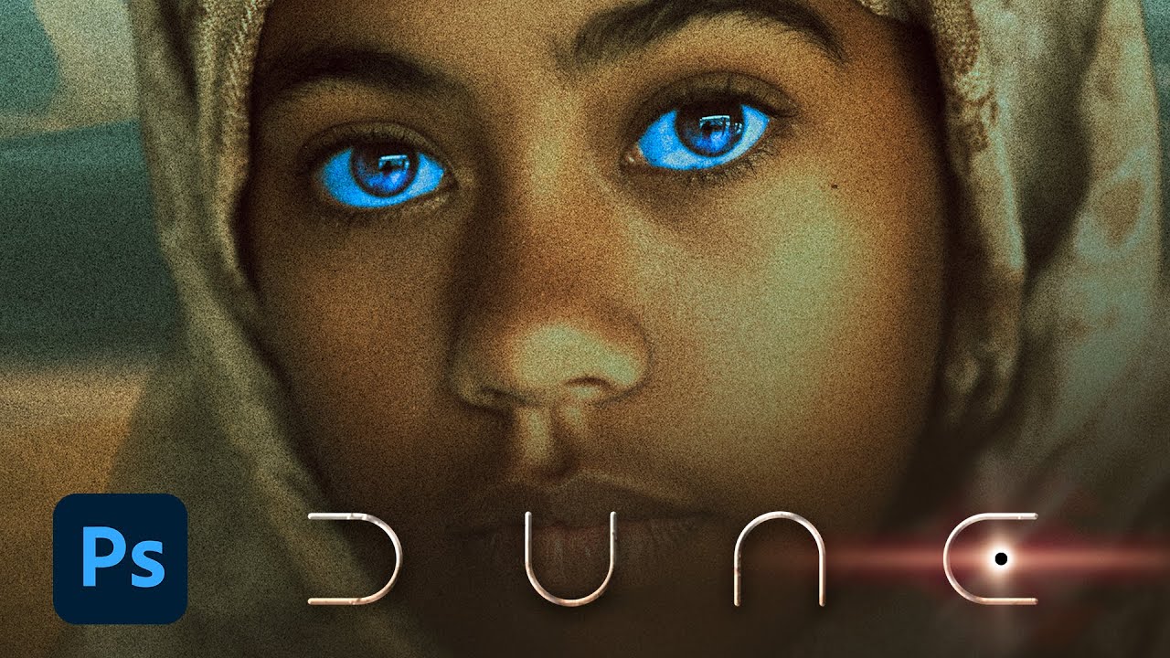How to Create a Dune-style Poster in Photoshop — with the Fremen eyes