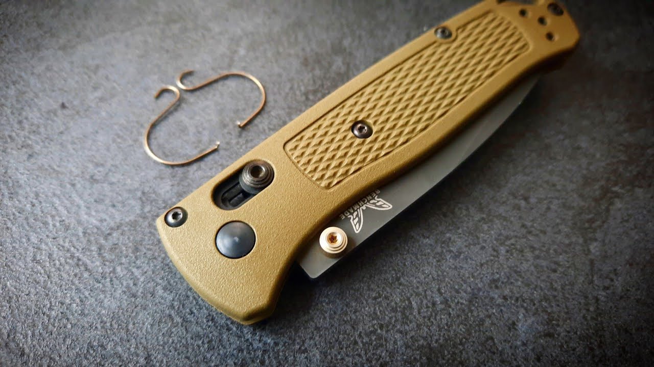 Back Alive! - How to reinstall new omega springs into a benchmade bugout