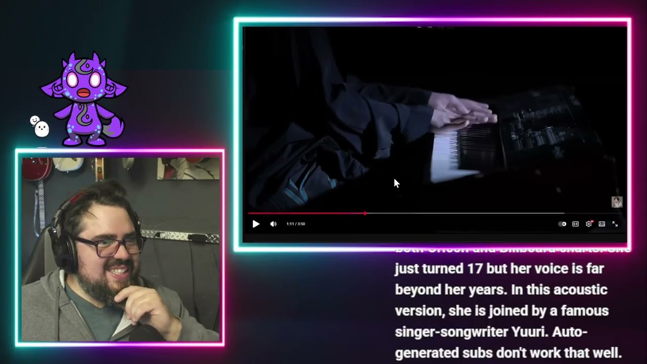 Music teacher reacts to tuki. & yuuri - supper song『晩餐歌』 acoustic ver. tuki.×優里