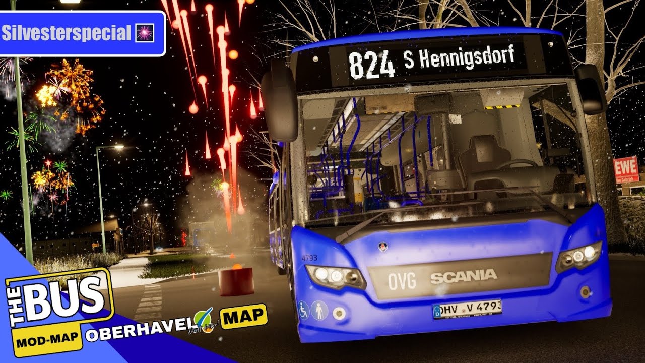 🎆Silvester in Oberhavel! | 824 nach Hennigsdorf | The Bus #78