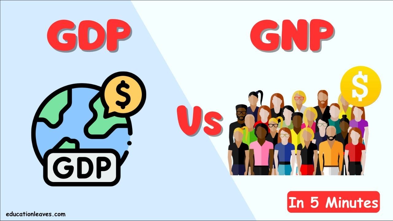 GDP vs GNP | Gross Domestic Product vs Gross National Product | Key Differences + Formula