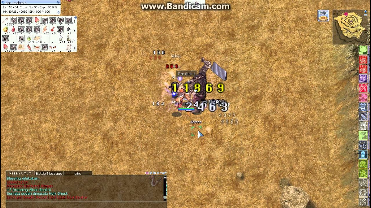 Indonesian Guillotine cross vs Atroce (mvp) ragnarok online