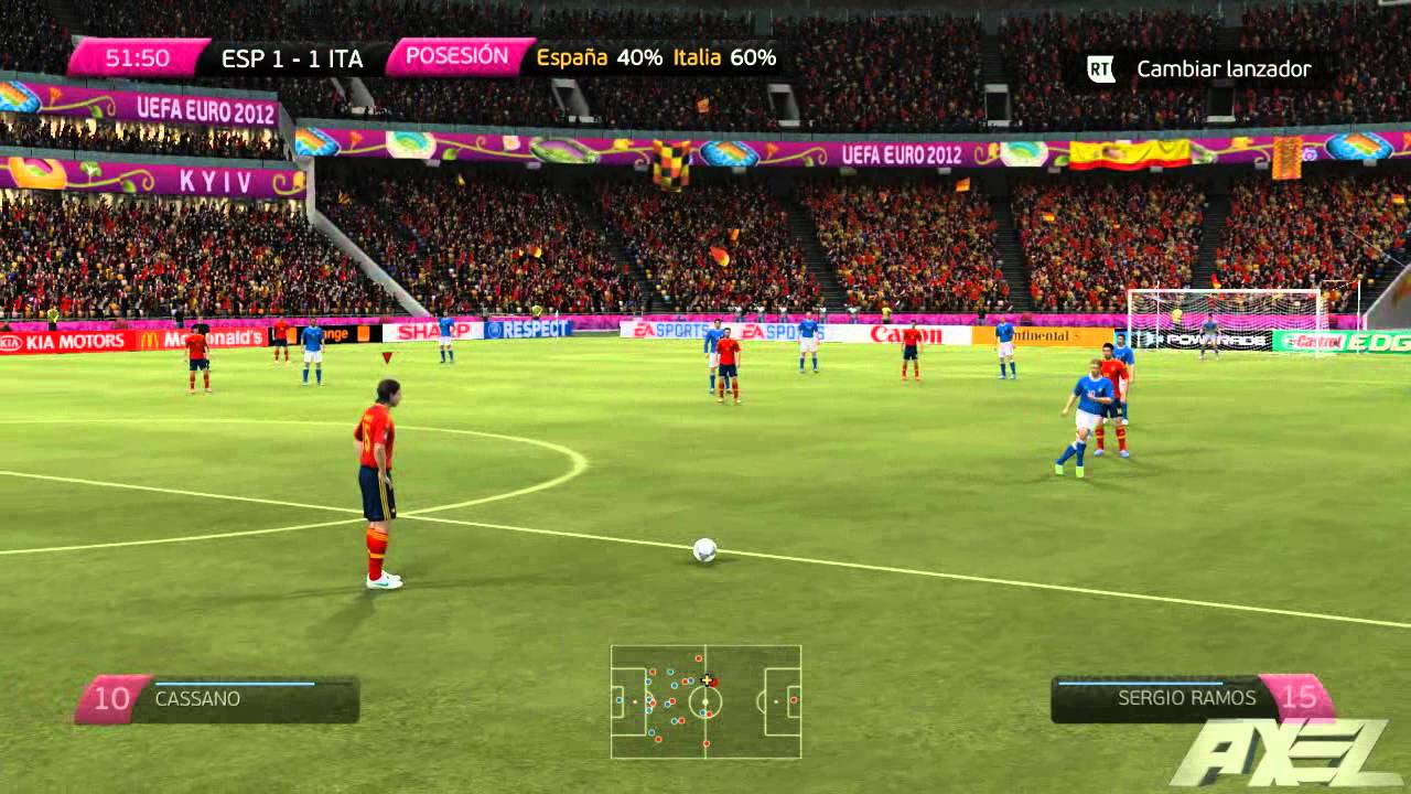 Fifa 12 | Eurocopa 2012 | España vs Italia - FINAL | Comentario Español